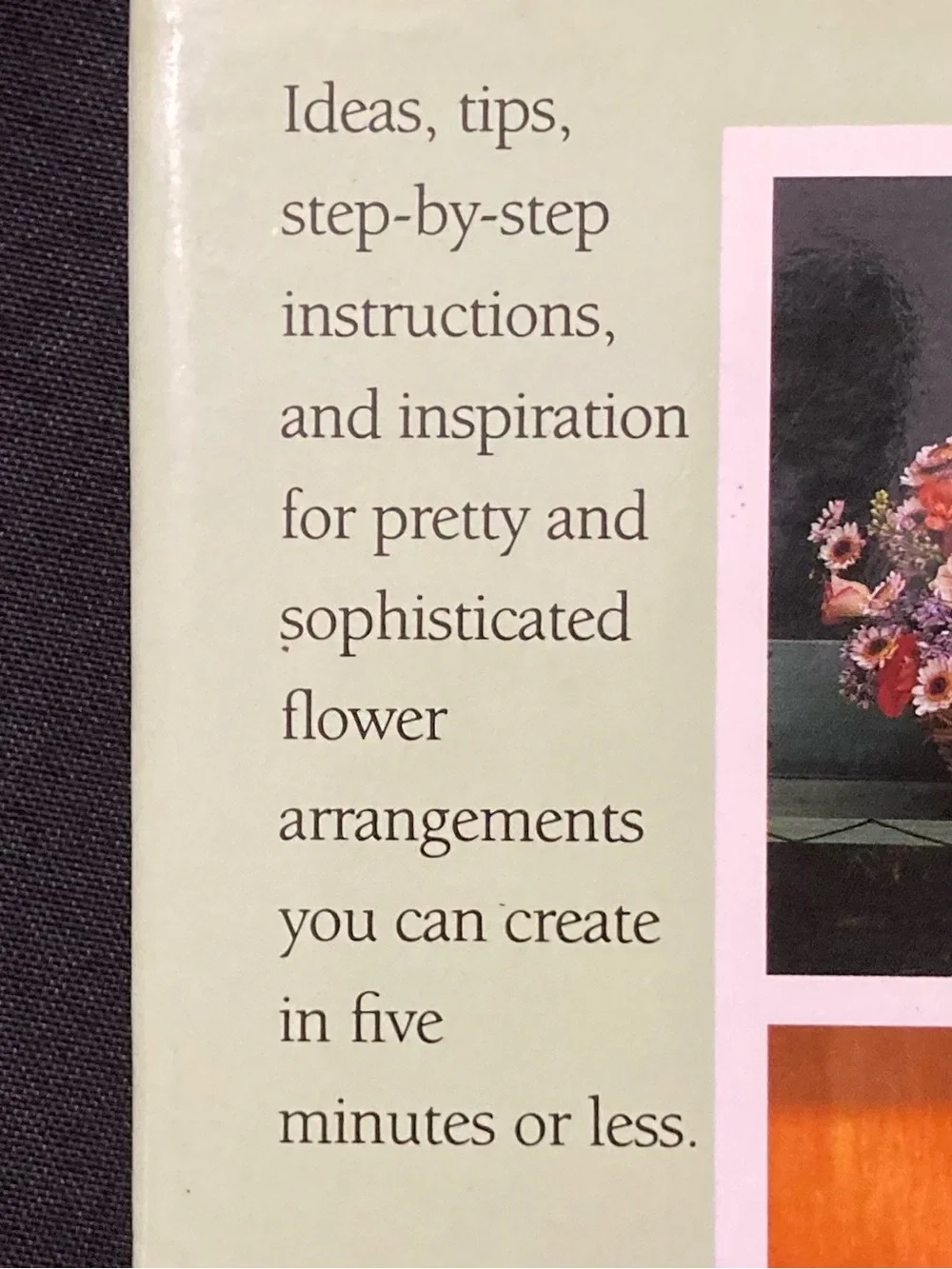 The Five-Minute Flower Arranger by Jane Newdick Hardcover
